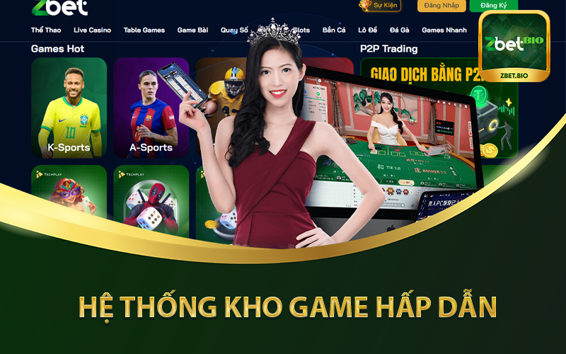 Hệ Thống Kho Game Hấp Dẫn Tại Nhà Cái Zbet